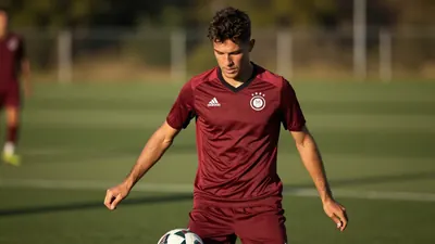 Trabzonspor'un yeni transferi Franculino Dju, Gençlerbirliği maçı hazırlıkları kapsamında Mehmet Ali Yılmaz Tesisleri'nde...